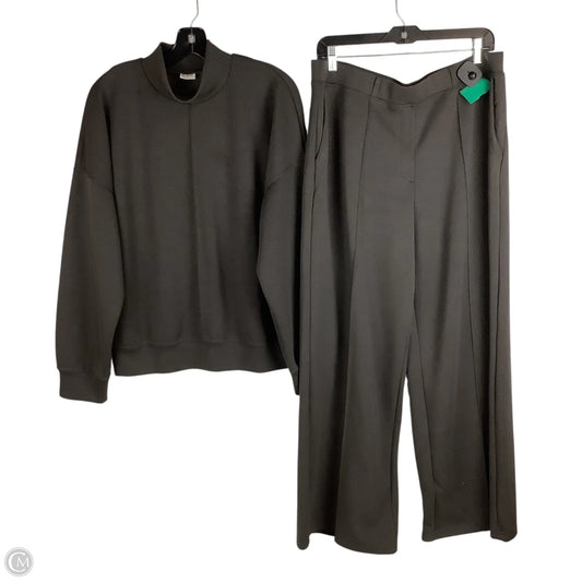 Athletic Pants 2pc By Clothes Mentor In Brown, Size: Xl