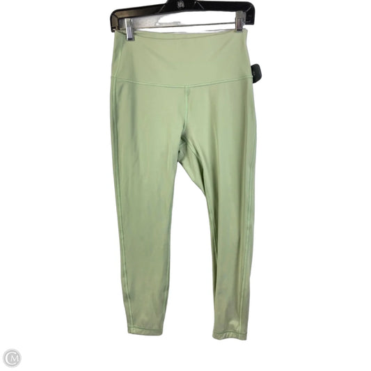 Athletic Leggings By Lululemon In Green, Size: 8
