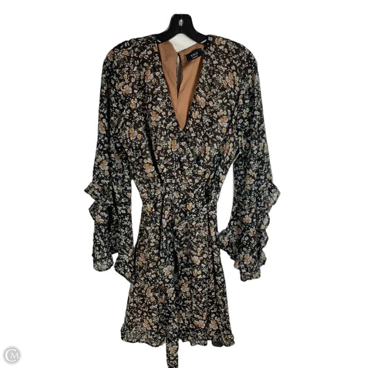 Dress Casual Short By Vici In Floral Print, Size: M