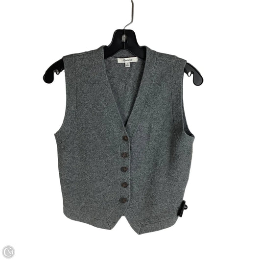 Vest Sweater By Madewell In Grey, Size: S
