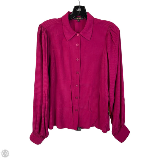 Top Long Sleeve By Cmc In Pink, Size: 2
