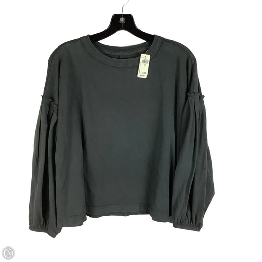 Top Long Sleeve By Aerie In Grey, Size: S