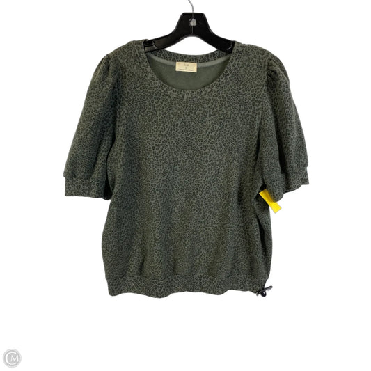 Top Short Sleeve By T.la In Animal Print, Size: L