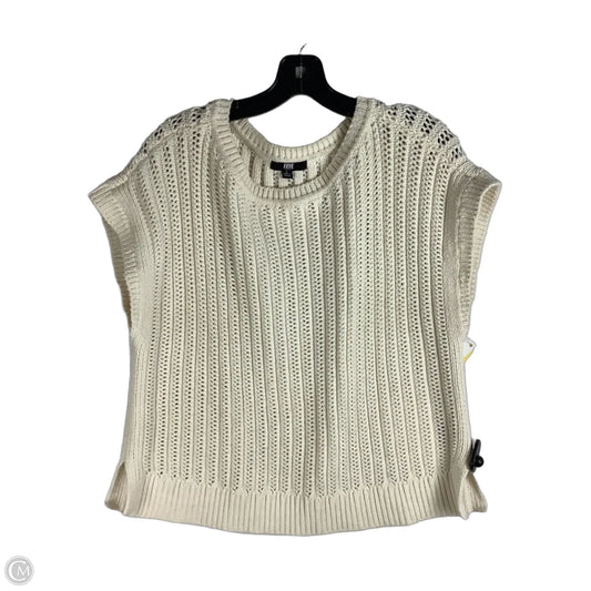 Vest Designer By Frye In Cream, Size: L