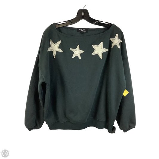 Top Long Sleeve By Vinyl Icons In Grey, Size: S