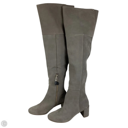 Boots Leather By Taryn Rose In Grey, Size: 8