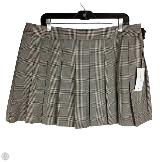 Skirt Mini & Short By Maison Damelie In Tan, Size: Xl