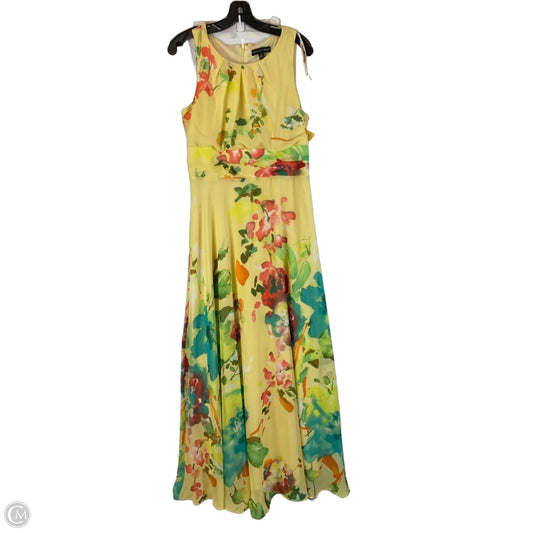 Dress Party Long By Madison Leigh In Yellow, Size: 10