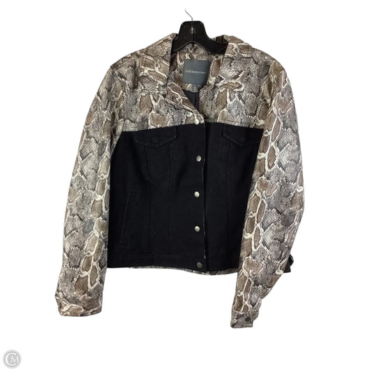 Jacket Other By Kate & Mallory In Snakeskin Print, Size: L