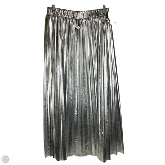 Skirt Maxi By Vestique In Silver, Size: S