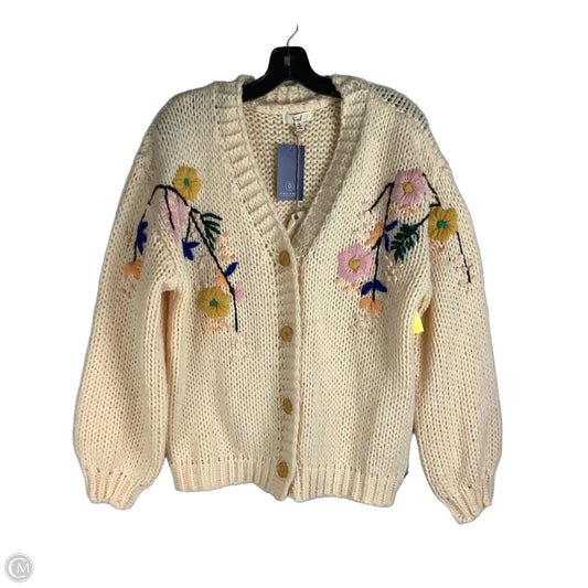 Cardigan By Easel In Floral Print, Size: S
