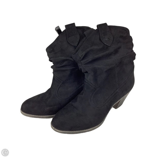 Boots Ankle Heels By Rocket Dogs In Black, Size: 11