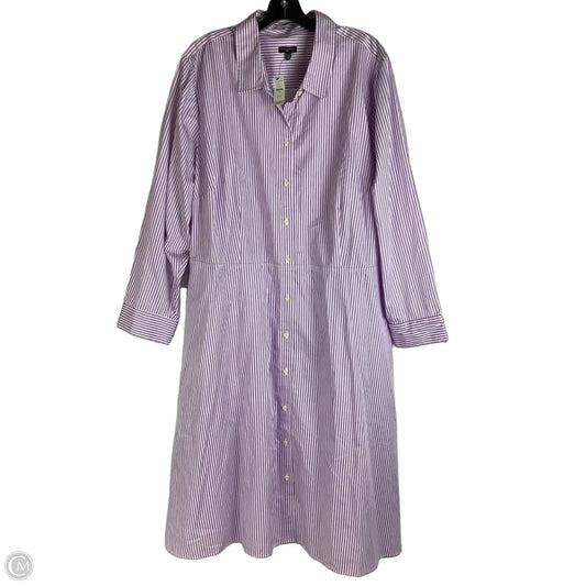 Dress Casual Maxi By Talbots In Purple, Size: 3x (24W)