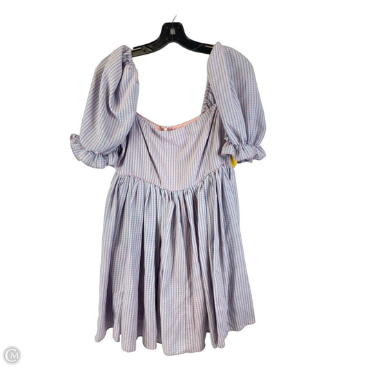 Dress Casual Short By Mable In Blue & Pink, Size: M