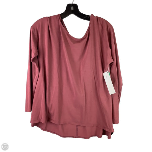Top Long Sleeve By Lululemon In Pink, Size: 8