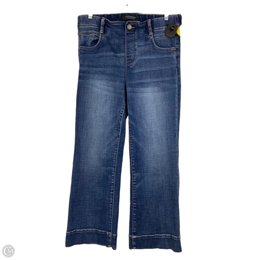 Jeans Wide Leg By Liverpool In Blue Denim, Size: 8 (29)