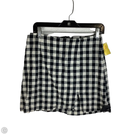 Skirt Mini & Short By Maeve In Checkered Pattern, Size: M