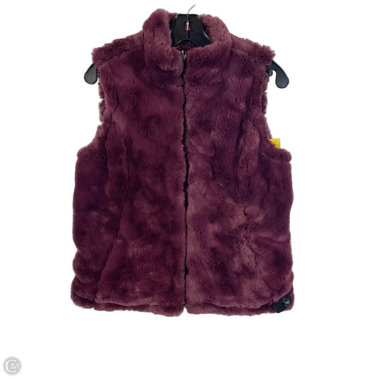 Vest Faux Fur & Sherpa By Nicole By Nicole Miller In Purple, Size: Xs