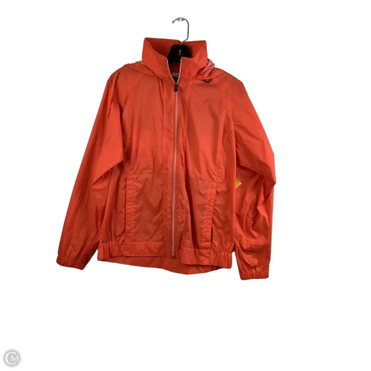 Jacket Windbreaker By Columbia In Orange, Size: M