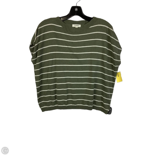 Top Short Sleeve By Max Studio In Striped Pattern, Size: Xs