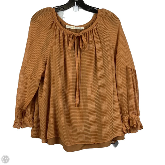 Top Long Sleeve By Marie Oliver In Orange