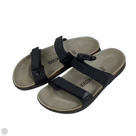 Sandals Flats By Birkenstock In Black, Size: 8 (39)