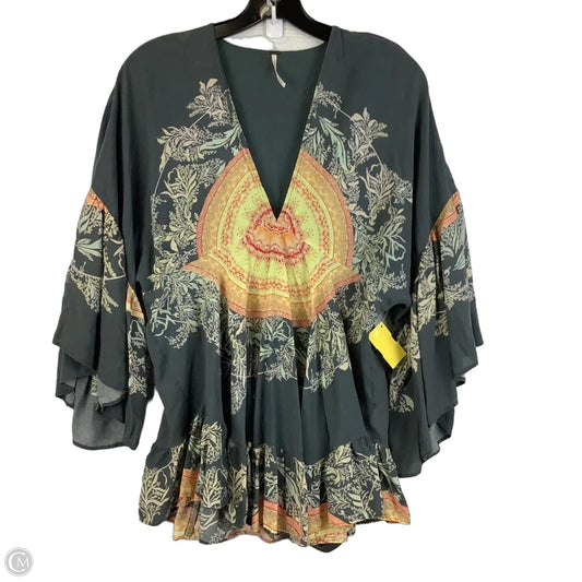 Top Long Sleeve By Free People In Multi-colored, Size: Xs