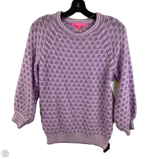 Sweater Designer By Lilly Pulitzer In Purple, Size: Xs