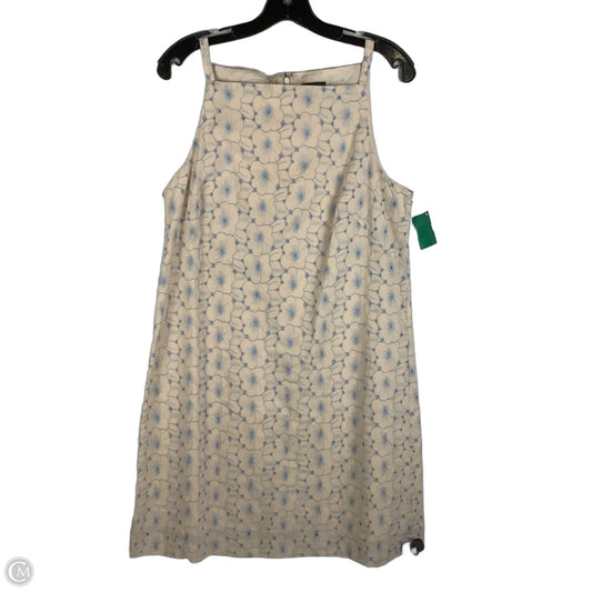 Dress Party Midi By Ann Taylor In Blue & Cream, Size: M (8)