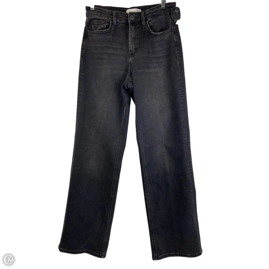 Jeans Straight By Flying Monkey In Black Denim, Size: 4