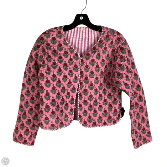 Jacket Other By Clothes Mentor In Pink, Size: L