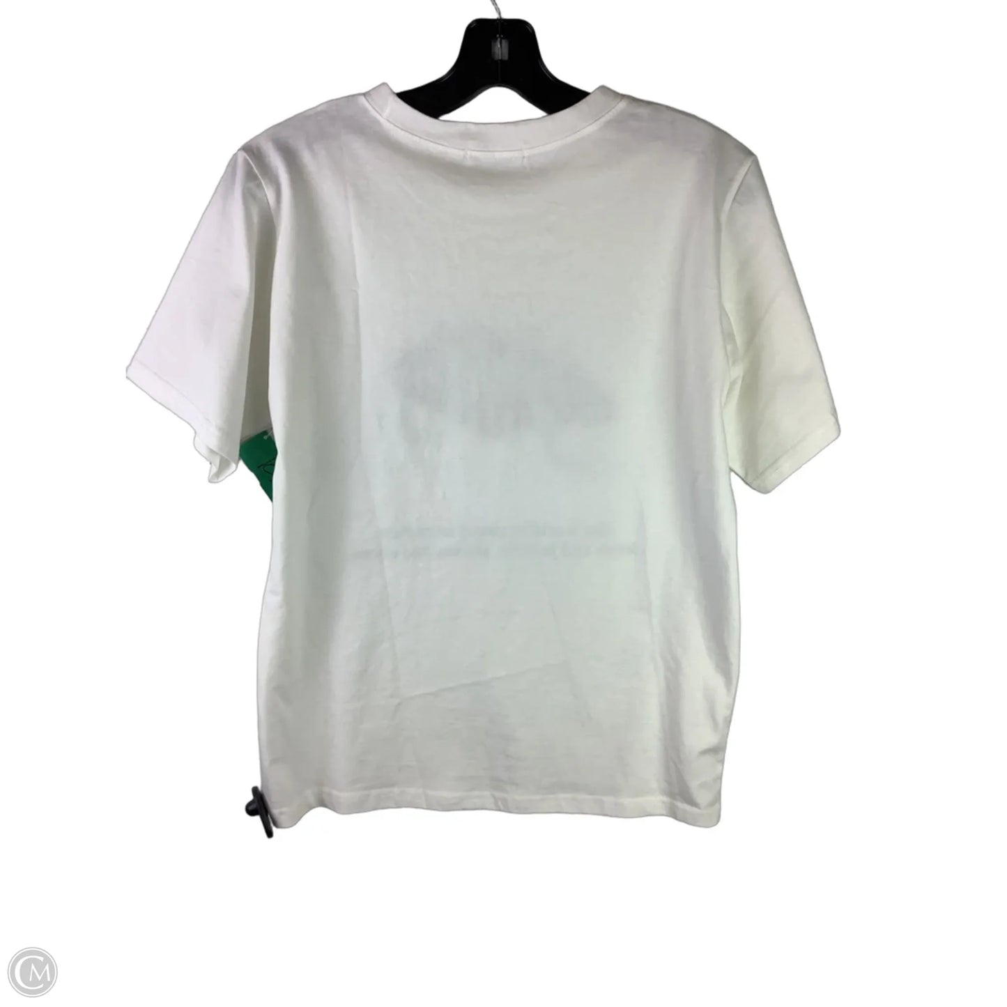 Top Short Sleeve Basic By Clothes Mentor In White, Size: M