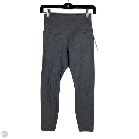 Athletic Leggings By Lululemon In Grey, Size: 6