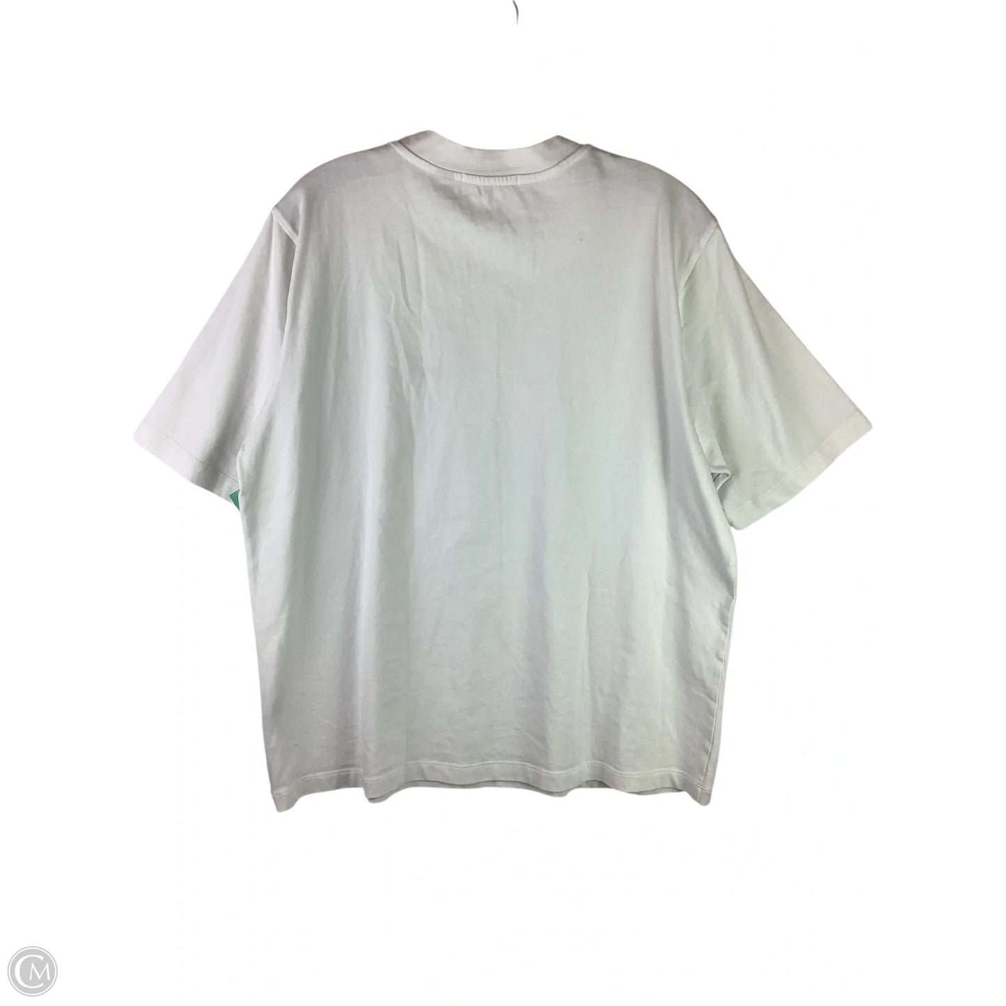 Top Short Sleeve Basic By Helmut Lang In White (Unisex) , Size: L