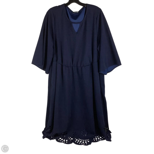 Dress Casual Short By Clothes Mentor In Navy, Size: 22/24