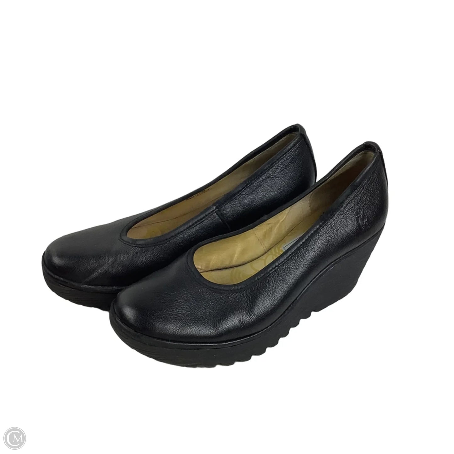 Shoes Heels Wedge By Fly London In Black, Size: 9.5 (40)