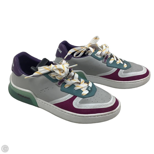 Shoes Designer By Coach In Multi-colored, Size: 7.5