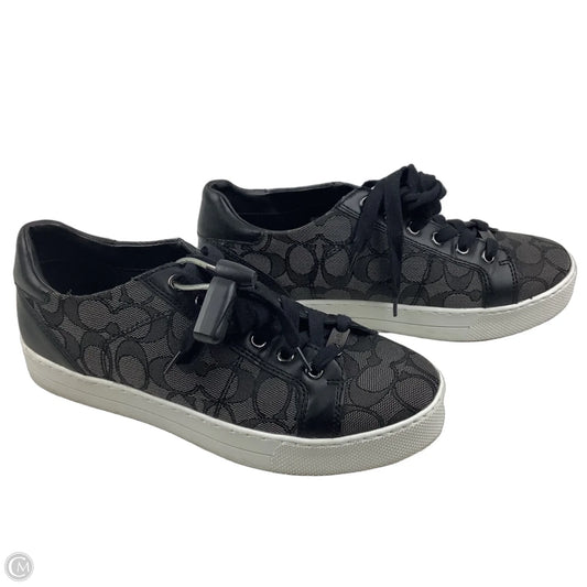 Shoes Designer By Coach In Black, Size: 8