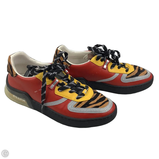 Shoes Designer By Coach In Multi-colored, Size: 8