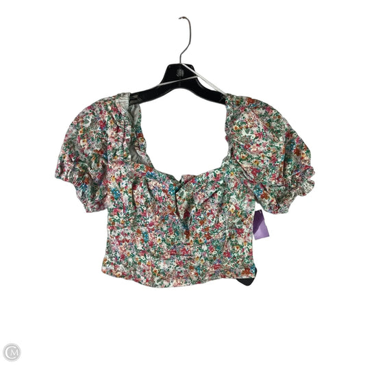 Top Short Sleeve By Astr The Label In Multi-colored, Size: L