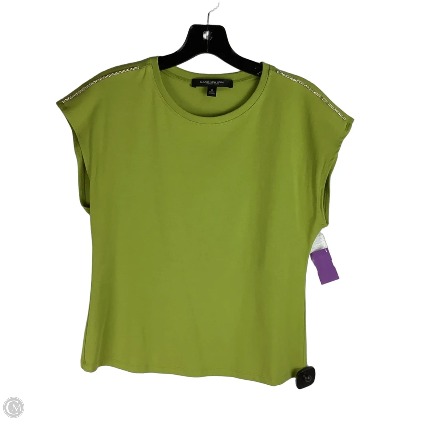 Top Short Sleeve By Marc New York In Green, Size: M