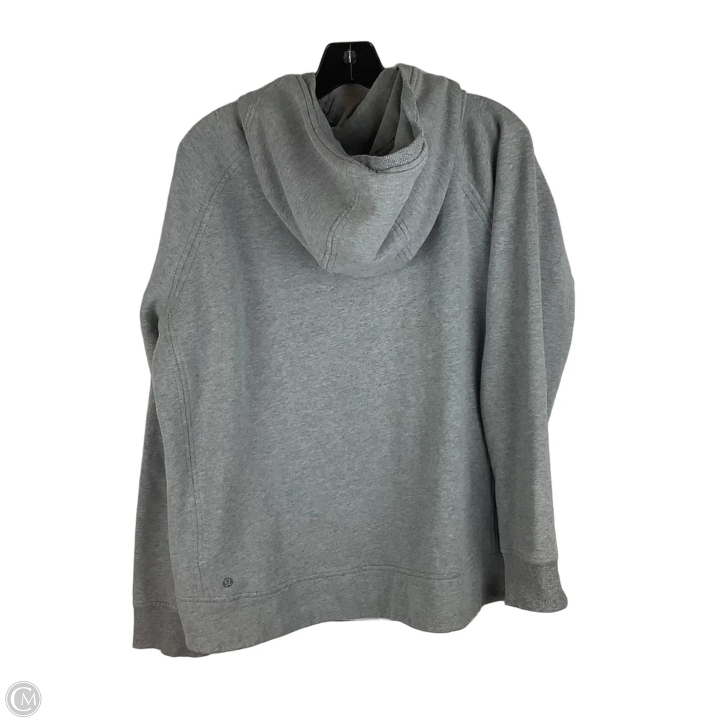 Sweatshirt Hoodie By Lululemon In Grey, Size: 12