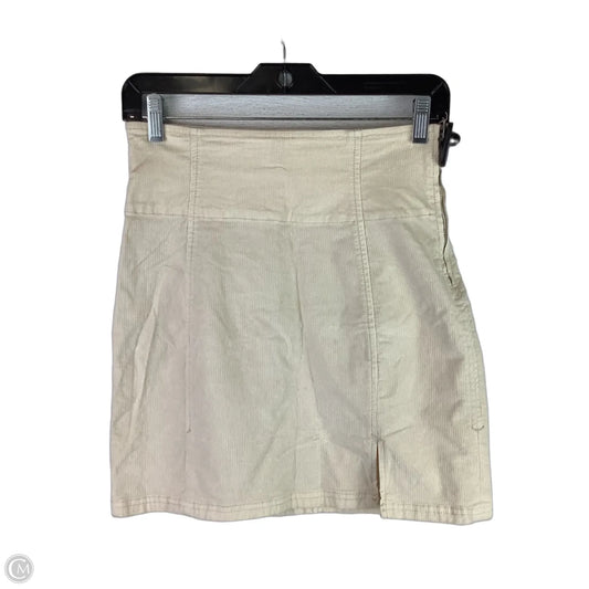 Skirt Mini & Short By Free People In Cream, Size: 8