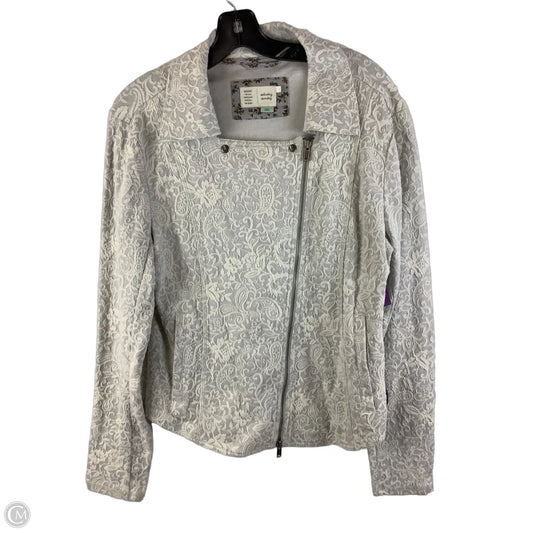 Jacket Other By Saturday/sunday In Grey & White, Size: L