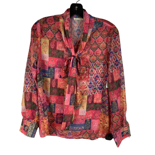 Top Long Sleeve By Sunday Up In Multi-colored, Size: S