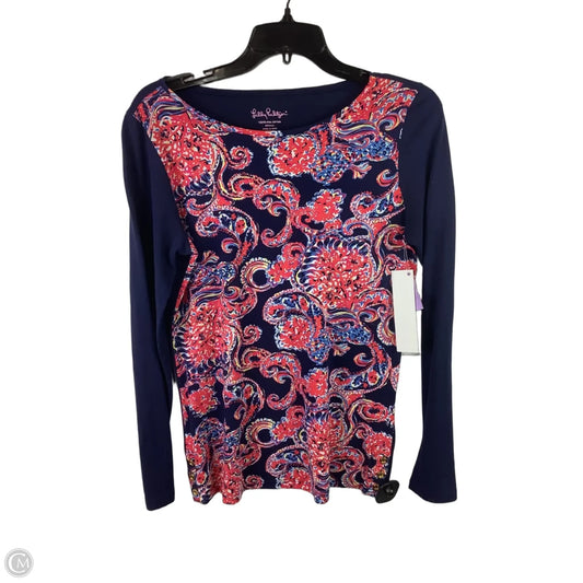 Top Long Sleeve Designer By Lilly Pulitzer In Multi-colored, Size: S