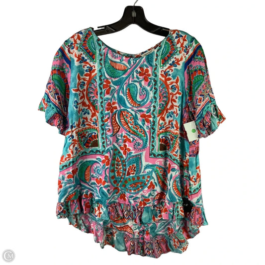 Top Short Sleeve By Clothes Mentor In Multi-colored, Size: Xs