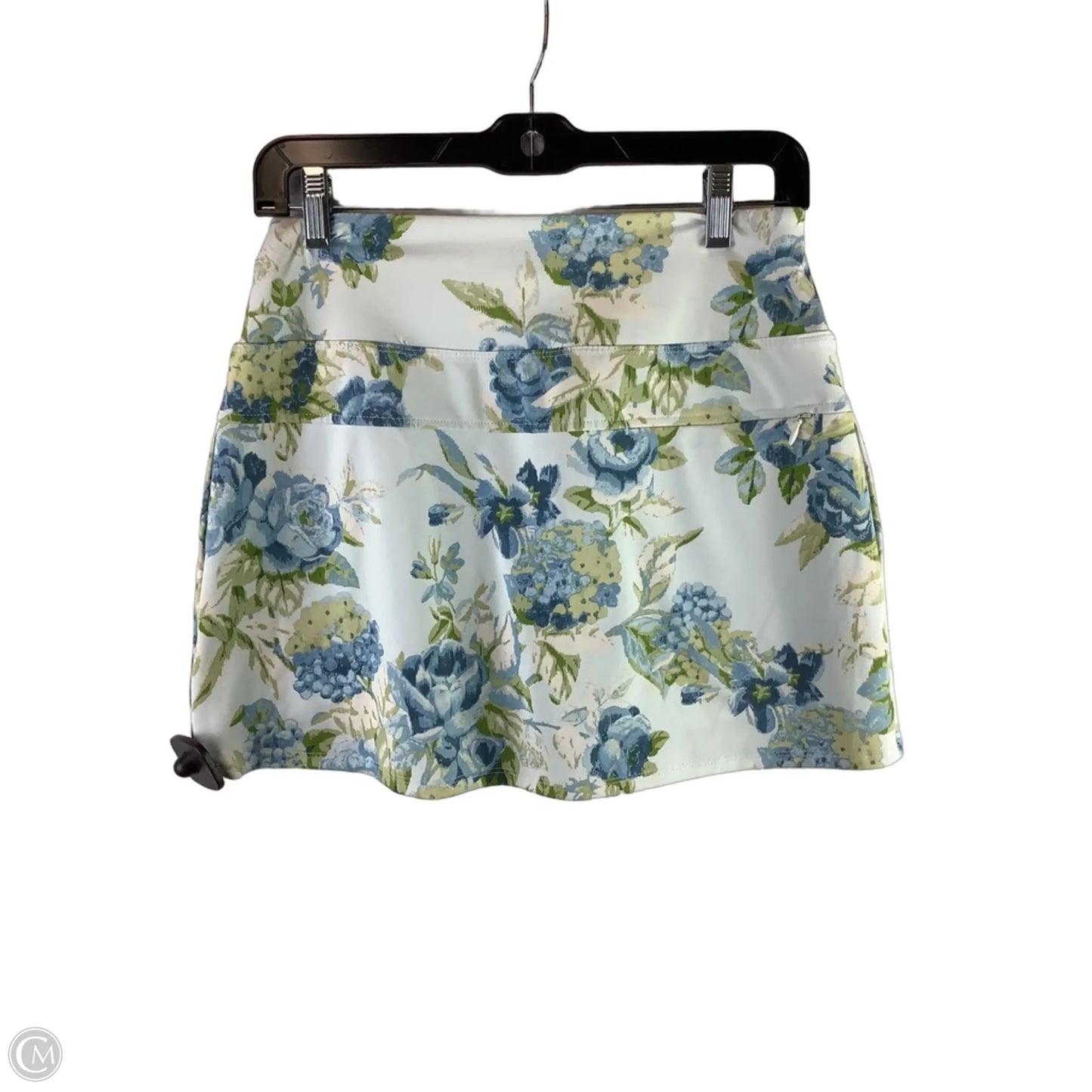 Athletic Skort By Laura Ashley In Blue & Green, Size: S