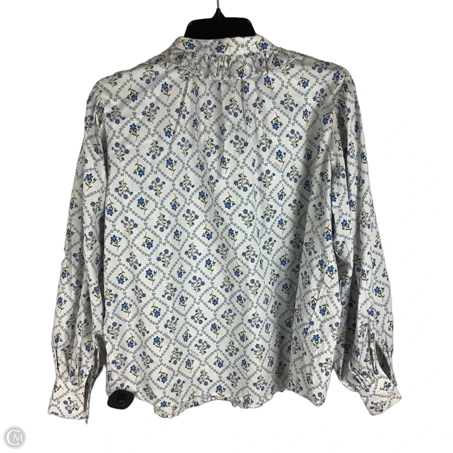 Blouse Long Sleeve By Karlie In Floral Print, Size: S