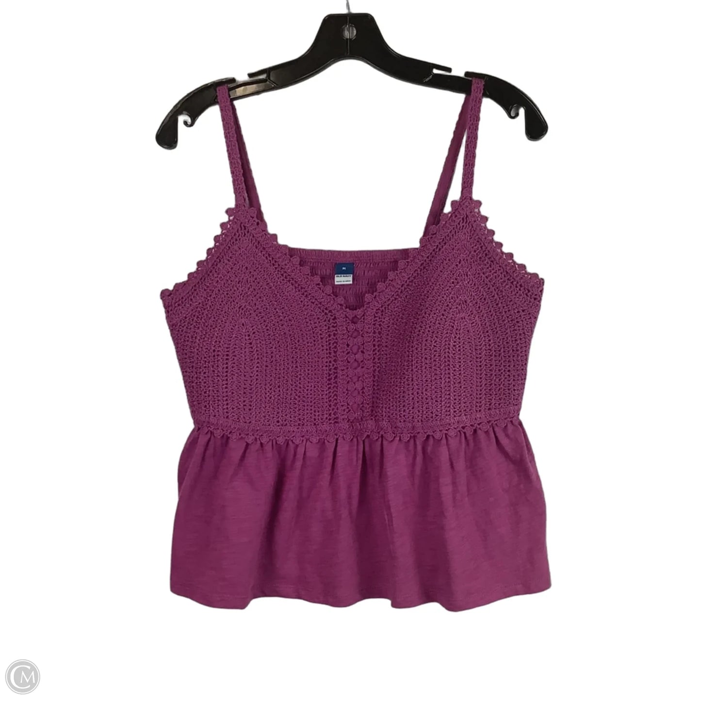 Top Sleeveless By Old Navy In Purple, Size: M